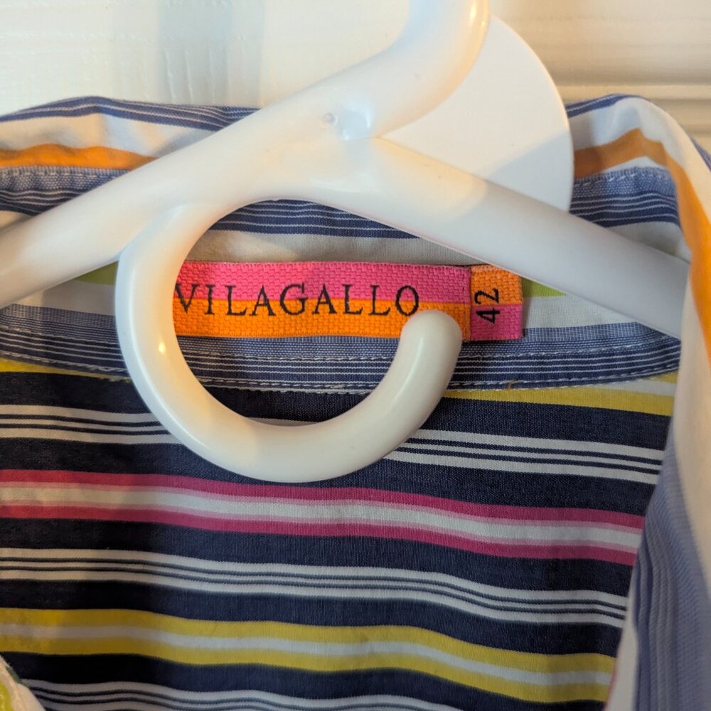 Vilagallo Multicolored Button Down - 42 - image 3
